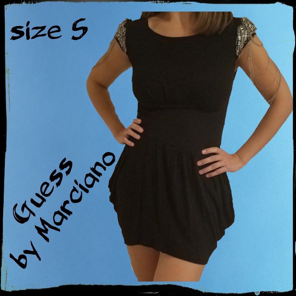 Guess by Marciano sz S black mini dress